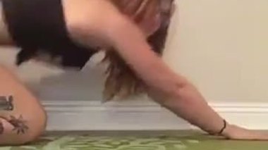Xxx yoga with a porn star