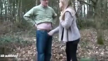 A fuck in an English forest