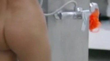 Cute girl shower scene from Polish Big Brother