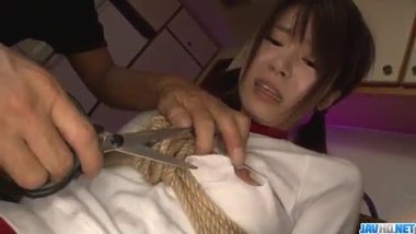 Dazzling bondage porn show with Naosima Ai